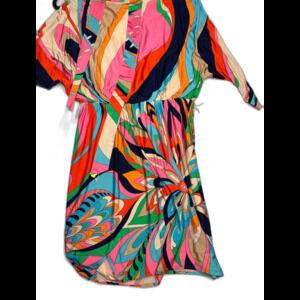 Trina Turk 4 Pink Surfside Swilr Dress Size M